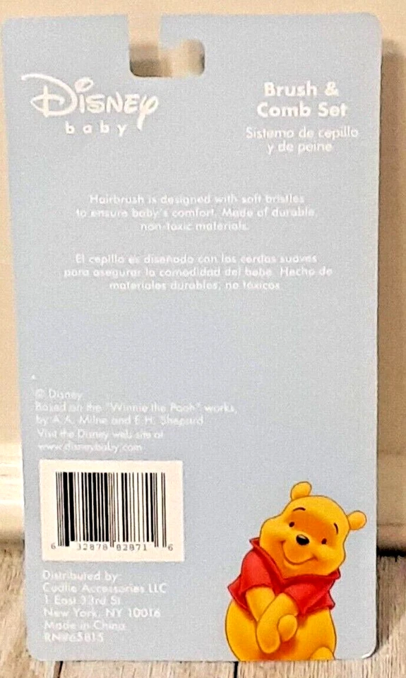 Disneys Tigger Baby Soft Bristle Hair Brush and Comb Set - Image 3 of 3