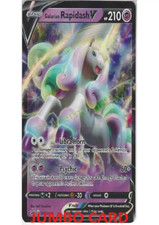 Galarian Rapidash V SWSH111 JUMBO Black Star Promo Pokemon Cards Near Mint NM