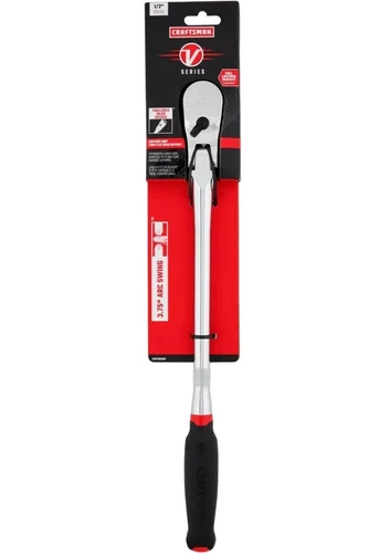 Craftsman V Series 1/2" Drive Comfort Grip Long Flex Head Ratchet CMMT86336V