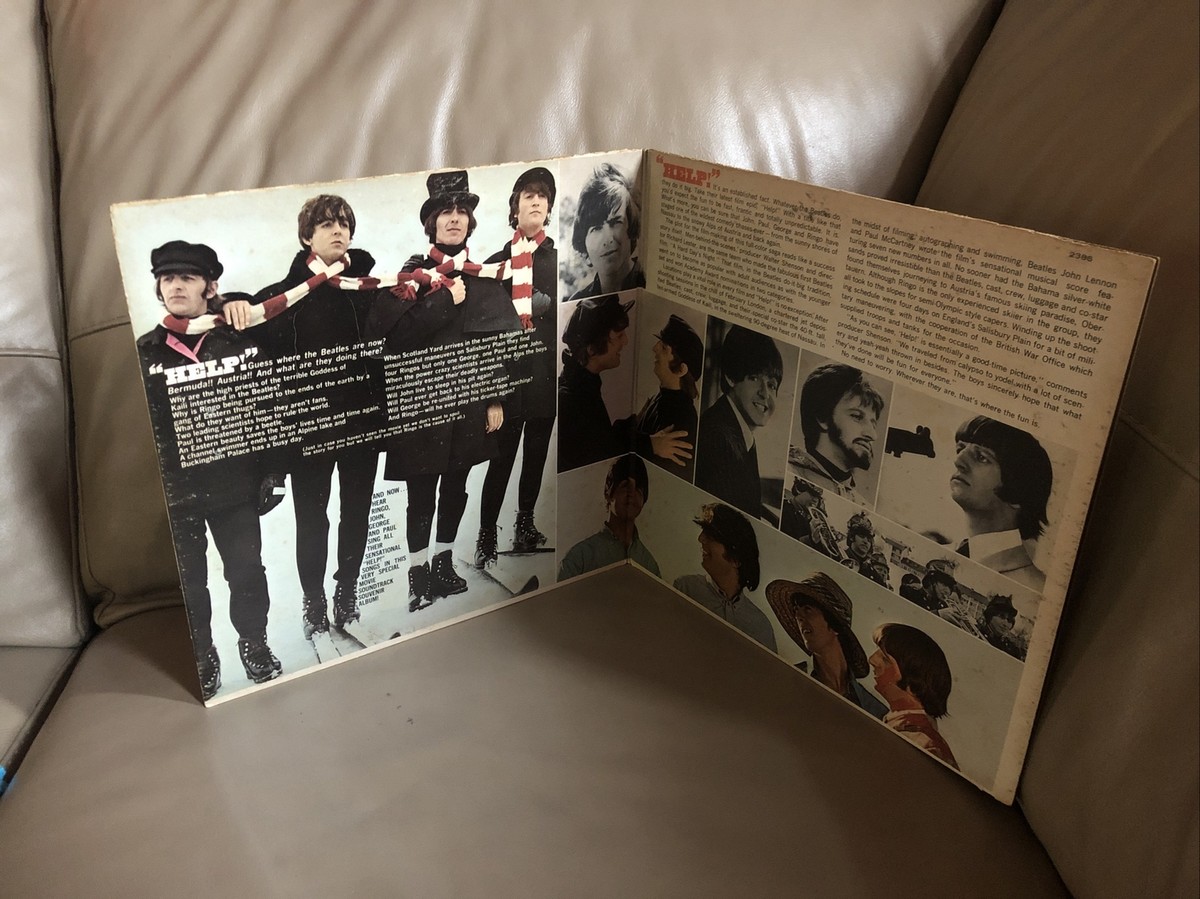 The Beatles ‎Help! LP Early ORIG MONO 1965 VG+ Vinyl Rare No Ken