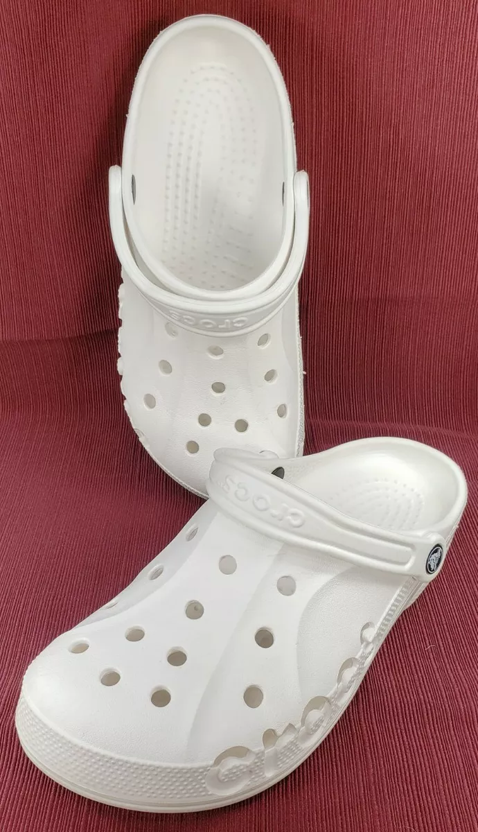Crocs Baya Clog Women s Size 10 White Slide or Heel Strap