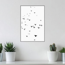 Black Wall or Tabletop Picture Frame Front Loading Home Office Decor 12" X 18"