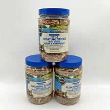 Simi Aquatic Turtle Floating sticks w/Dried Shrimp & Mealworms 3 Pack