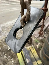 RWM Weld-On Steel Banjo Eye Plate 1/2" Thick For  4 Piece Kit