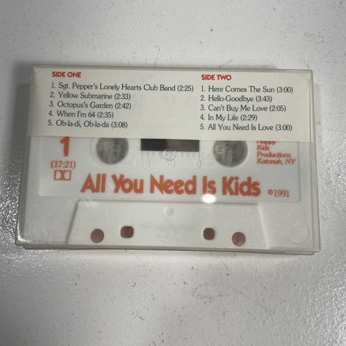 All You Need Is Kids Beatles Songs Sung By Kids Cassette - Picture 2 of 11