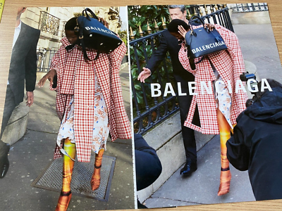 Balenciaga Campaign Print Balenciaga 2018 Fashion Paper Print