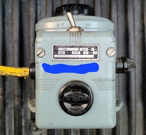 Vintage POWERSTAT 116B Variable Autotransformer 120VAC Input - 0-140 10A Out