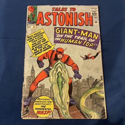 TALES TO ASTONISH #55 (1964) Giant Man Wasp UK Price Variant