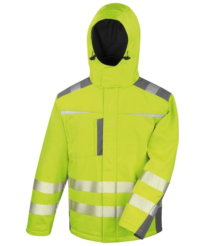 Result Safeguard Dynamic Softshell Coat - Yellow or Orange / Small -4XL - Picture 2 of 5