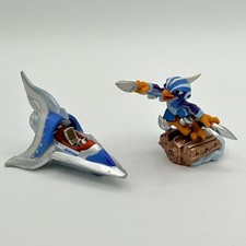 Skylanders SuperChargers Stormblade and Sky Slicer Loose Figure and Vehicle