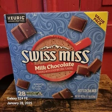Swiss Miss Milk Chocolate Hot Cocoa Keurig Single-Serve K Cup Pods, 28 Count