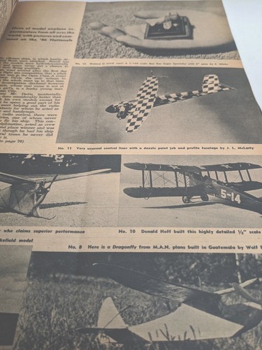 5 Vintage 1946 Model Airplane News Magazines Paperback - Picture 8 of 13