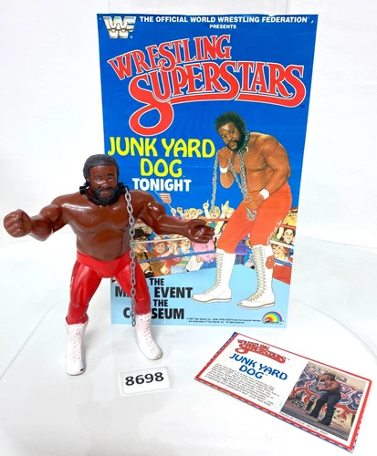 WWF wwe Titan Sports Wrestling Superstars Junkyard Dog LJN 1984  High Grade