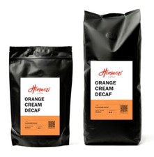 Orange Cream Flavoured DECAF Coffee Beans or Ground Gluten-free Sugar-free Vegan