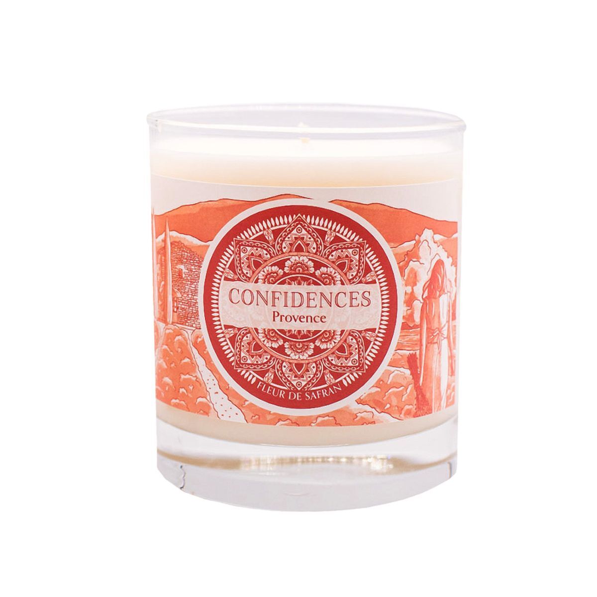 Bougie parfumée Fleur de Safran Provence 280g anti-odeurs intérieur