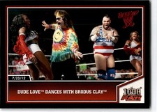 2013 Topps Best Of WWE Dude Love Dances With Brodus Clay #28