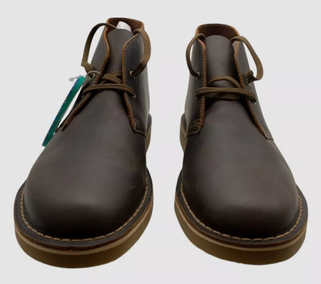 clarks collection bushacre 3 men's chelsea boots color beeswax size 11.5w nib image 2