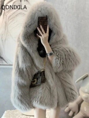 Fox Fur Coat Women Korean Version New Outerwears Faux Fur