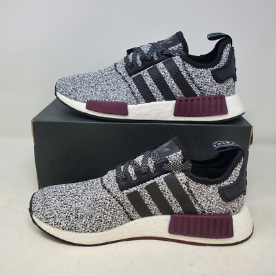 adidas gazelle silver green womens Adidas NMD R1 Boost Print White Black Red main image 1