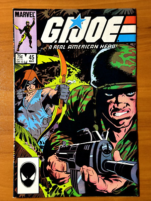 G. I. JOE Marvel Comic A Real American Hero 45 Mar 1986 FN/VF