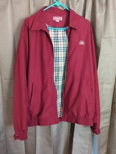 Vintage Pioneer Seed Corn Cinnamon Red Full Zip Jacket Size XL-T