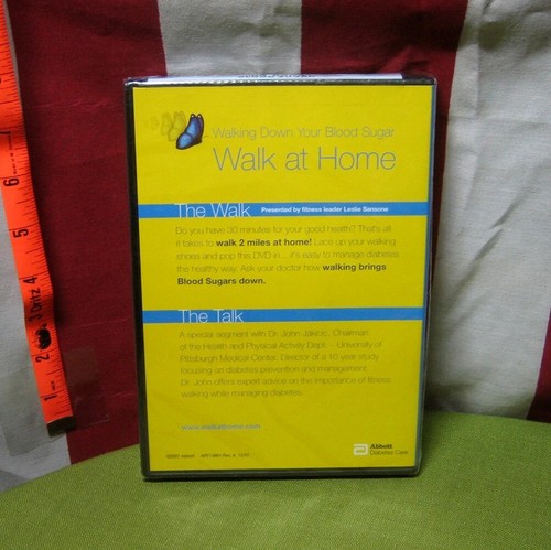 WALKING DOWN YOUR BLOOD SUGAR Simple Exercise Program DVD Control Your Diabetes - Picture 2 of 2