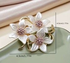 Flower Brooch Pin, Floral Brooch Pin For Women, Gift Ideas