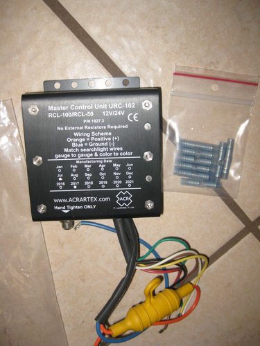 ACR URC-102 1927.3 Marine RCL-50 RCL-75 RCL-100 Searchlight Master ...