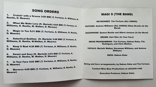 RARE Magi 9 - Keep It Real (2010) CD Smooth Jazz Soul R&B Private Press Compton - Picture 5 of 5