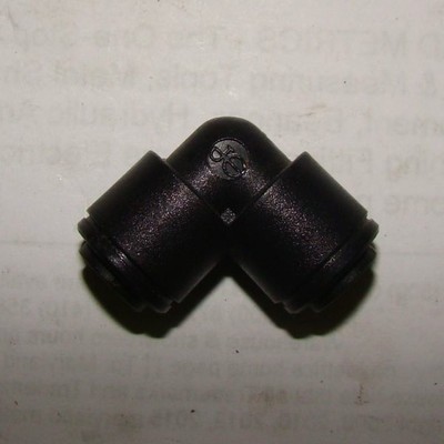 1pc. John Guest PM0306E Tube to Tube Equal Elbow Fitting 6mm, NIB