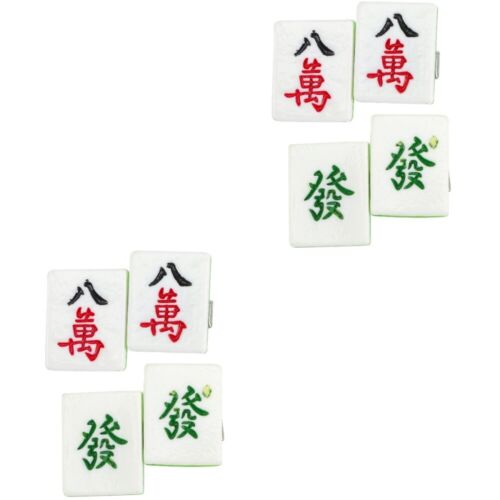 8 Pcs Haarschmuck Für Kleine Mädchen Mahjong-Haarnadel Rollenspiele - Picture 1 of 12