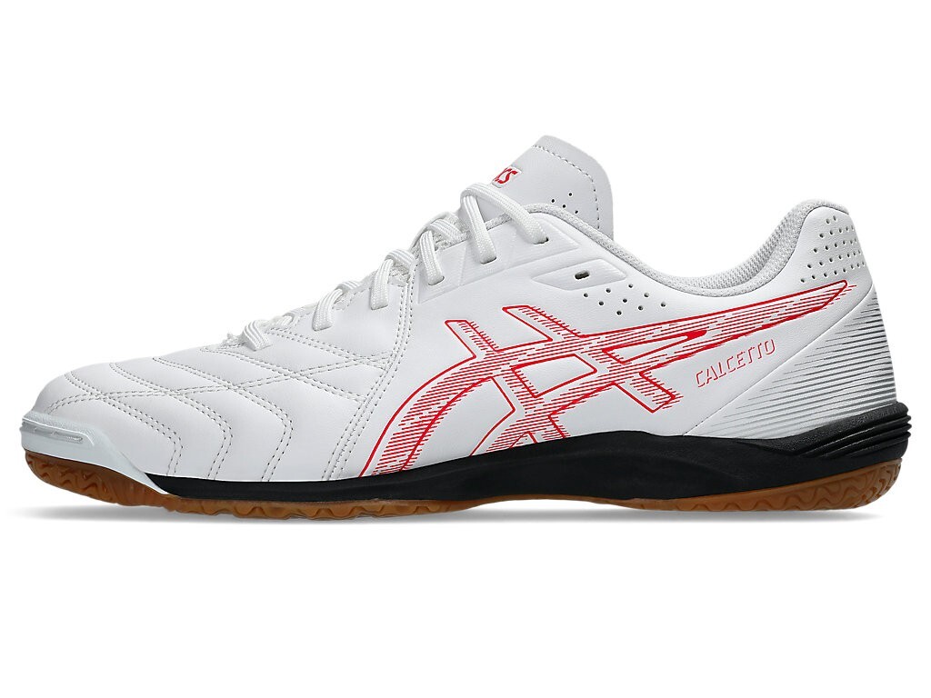ASICS CALCETTO フットサルシューズ ホワイト/レッド　27センチ New asics futsal shoes CALCETTO WD 9 1113A037 102 | eBay