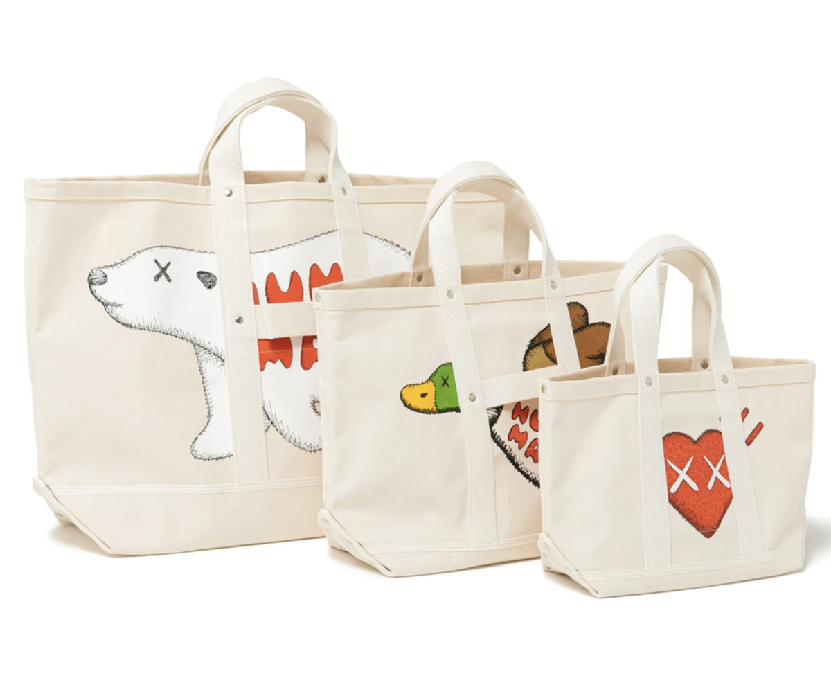Human Made × Kaws TOTE BAG KAWSMADE LARGE POLAR BEAR | eBay Human Made × Kaws TOTE BAG KAWSMADE LARGE POLAR BEAR | eBay