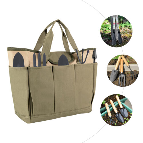 Garden Tools Bucket Bag Gardening Organizer Tote for 7.9 Gallon Buckets + Pocket