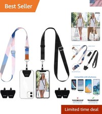 Comfortable Adjustable Phone Lanyard with Lobster Clasp - Perfect for All Phones