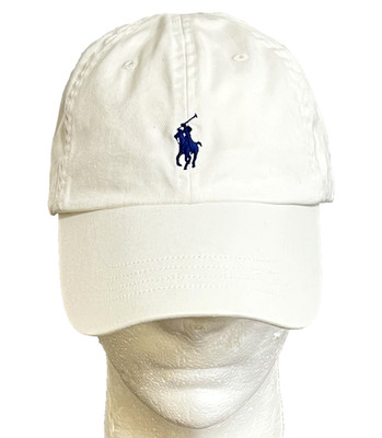 Vintage Ralph Lauren Hat Men Strap Back Pony Polo Spell Out Hype Gym Core Cap
