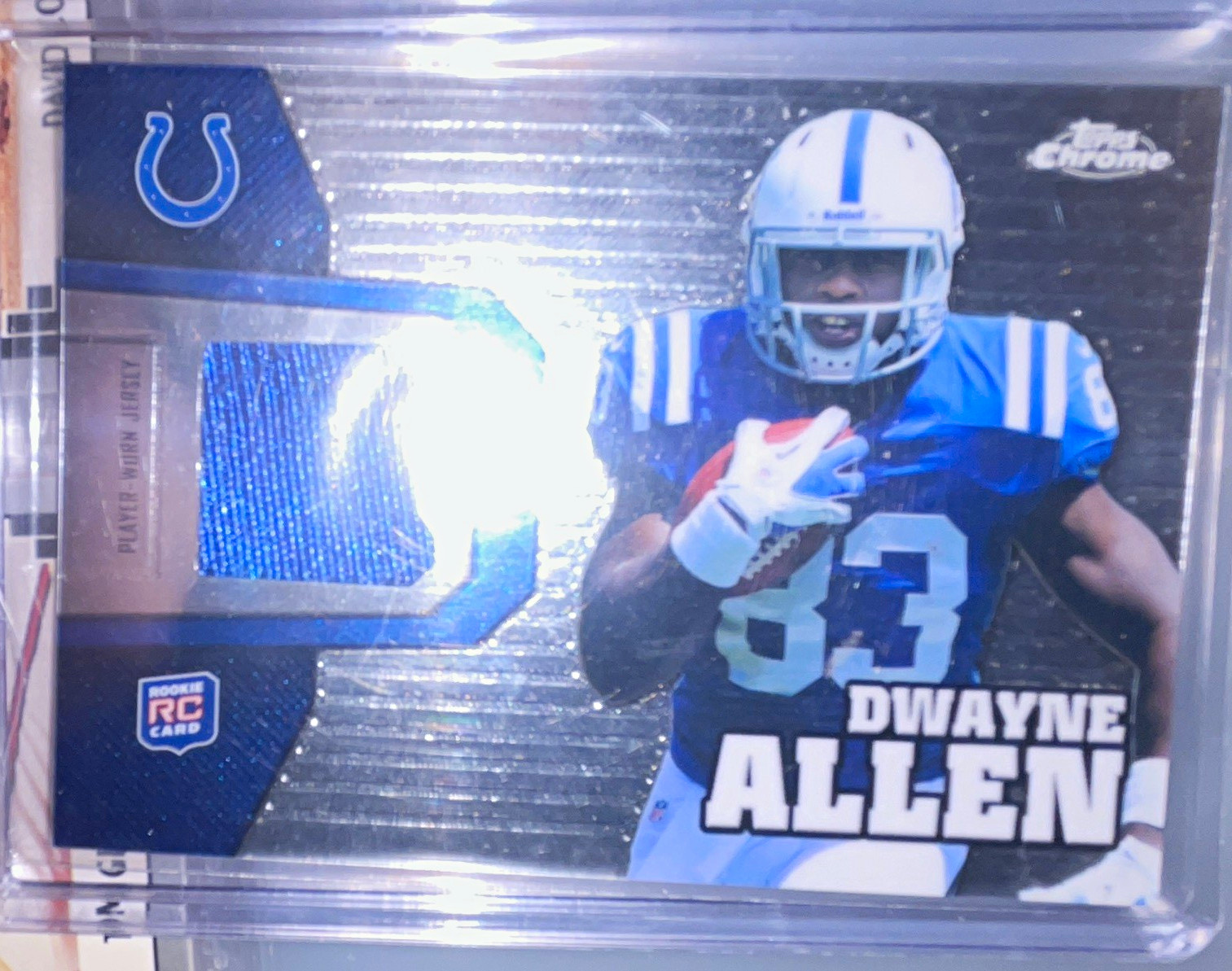 2012 Topps Chrome Dwayne Allen #RR24 Slab Rookie Relics Indianapolis Colts
