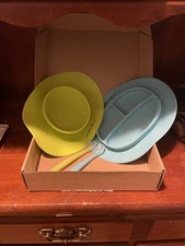 Happy Healthy Parent Easy Clean Silicone Plate And Bowl Set