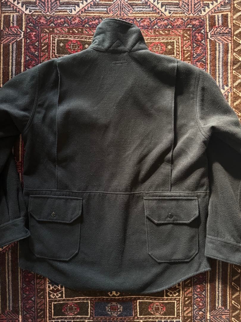Engineered Garments Work Jacket Black Wool Size M… - image 5