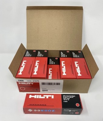 NEW Hilti #50353 .27 Cal Short RED 6.8/11 M10 FULL Case Of 1000 Shot SHIPS FREE!