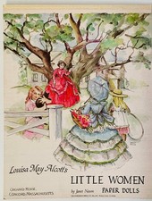 Louisa May Alcott "Little Women" Original Vintage 1981 Paper Dolls - UNCUT