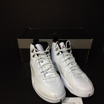 white jordan 12 rising sun