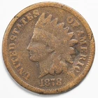 1878 Indian Head Penny Cent Good (G) Details