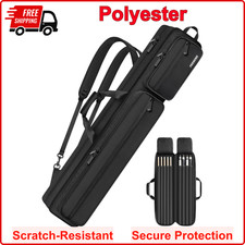 Pool Cue Case, Pool Stick Case 4x5 with Multiple Pockets Holds 4 Butts 5 Shafts