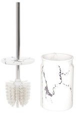 Toilet Brush and Holder Set - Toilet Bowl Brush and Holder with Sturdy Bristl...