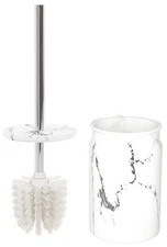 Toilet Brush and Holder Set - Toilet Bowl Brush and Holder with Sturdy Bristl...