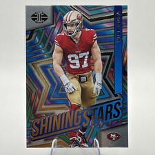 2024 Illusions NICK BOSA Shining Stars Red SP Insert Card 49ers #21