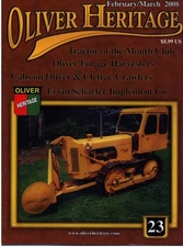 Oliver & Cletrac Crawler Cabs, Oliver Forage Harvester, Oliver Heritage Magazine