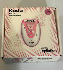 Keda KD-216 Rechargeable Women  s Epilator Hair Remover Smart Light Open Box