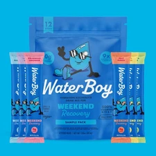Waterboy Hydration+Weekend Recovery Sports Drink - Sample Pack 12pk